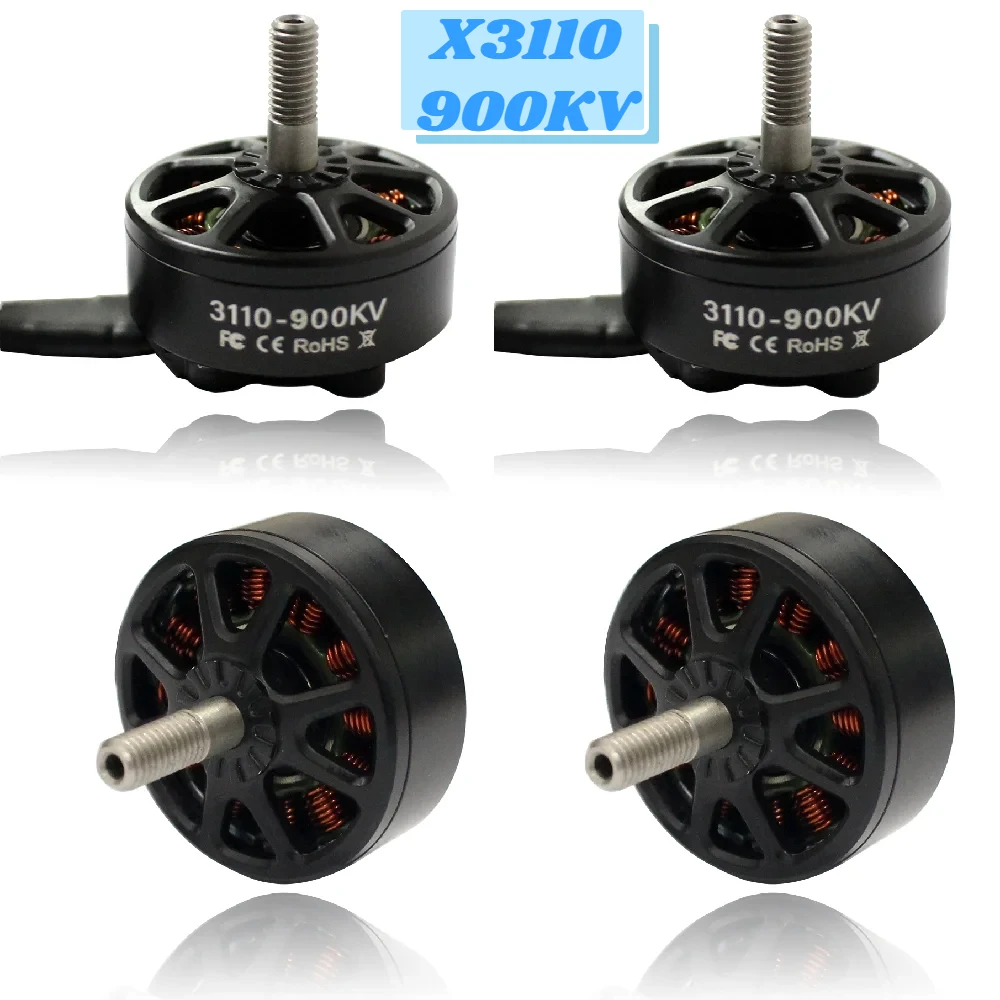 FT3110 900KV 4-6S brushless motor, suitable for 6-9 inch props, compatible with RC drones in FPV competitions