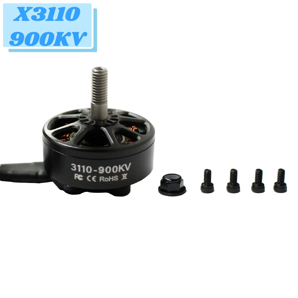 FT3110 900KV 4-6S brushless motor, suitable for 6-9 inch props, compatible with RC drones in FPV competitions