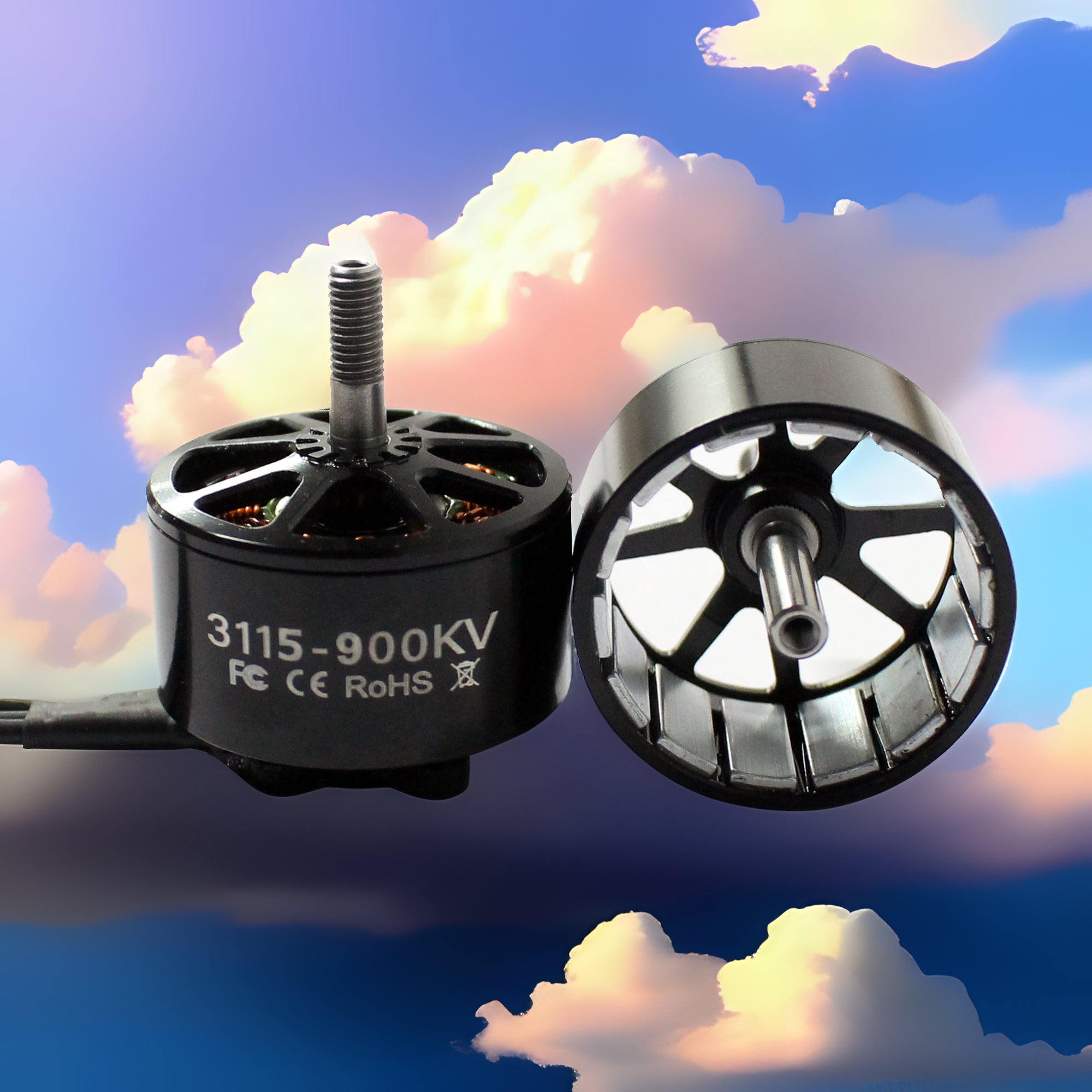 3115 900KV 6S Brushless Motor for FPV Freestyle 9inch 10inch Long Range Cinelifter RC Drones