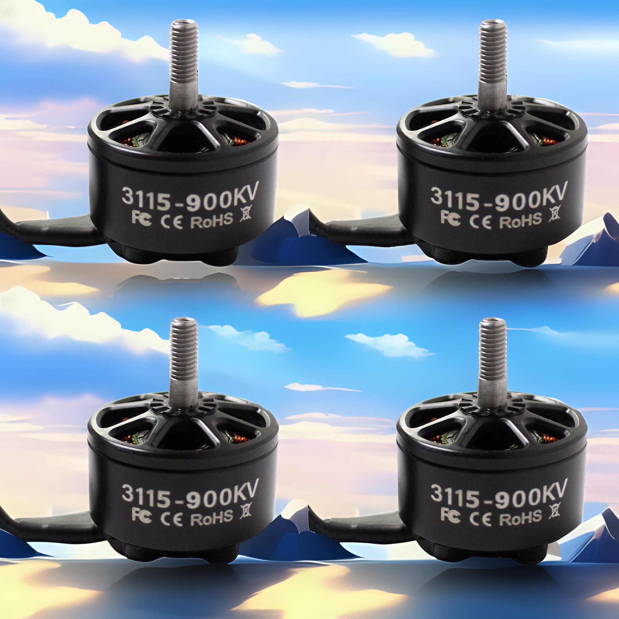 3115 900KV 6S Brushless Motor for FPV Freestyle 9inch 10inch Long Range Cinelifter RC Drones