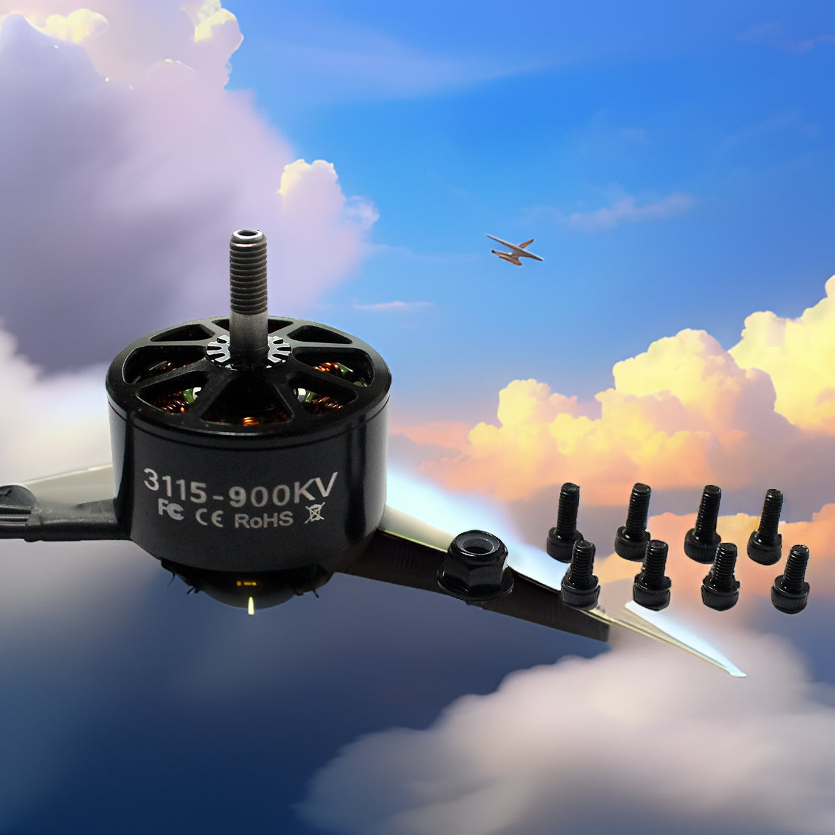 3115 900KV 6S Brushless Motor for FPV Freestyle 9inch 10inch Long Range Cinelifter RC Drones