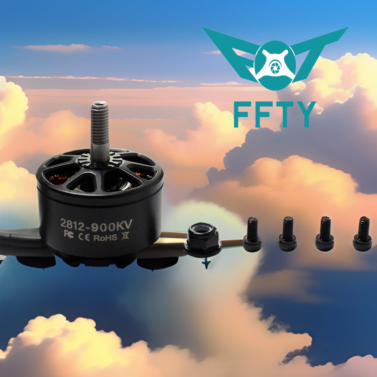 FT2812 900KV 3-6S Brushless Motor for RC Multirotor Airplane 7